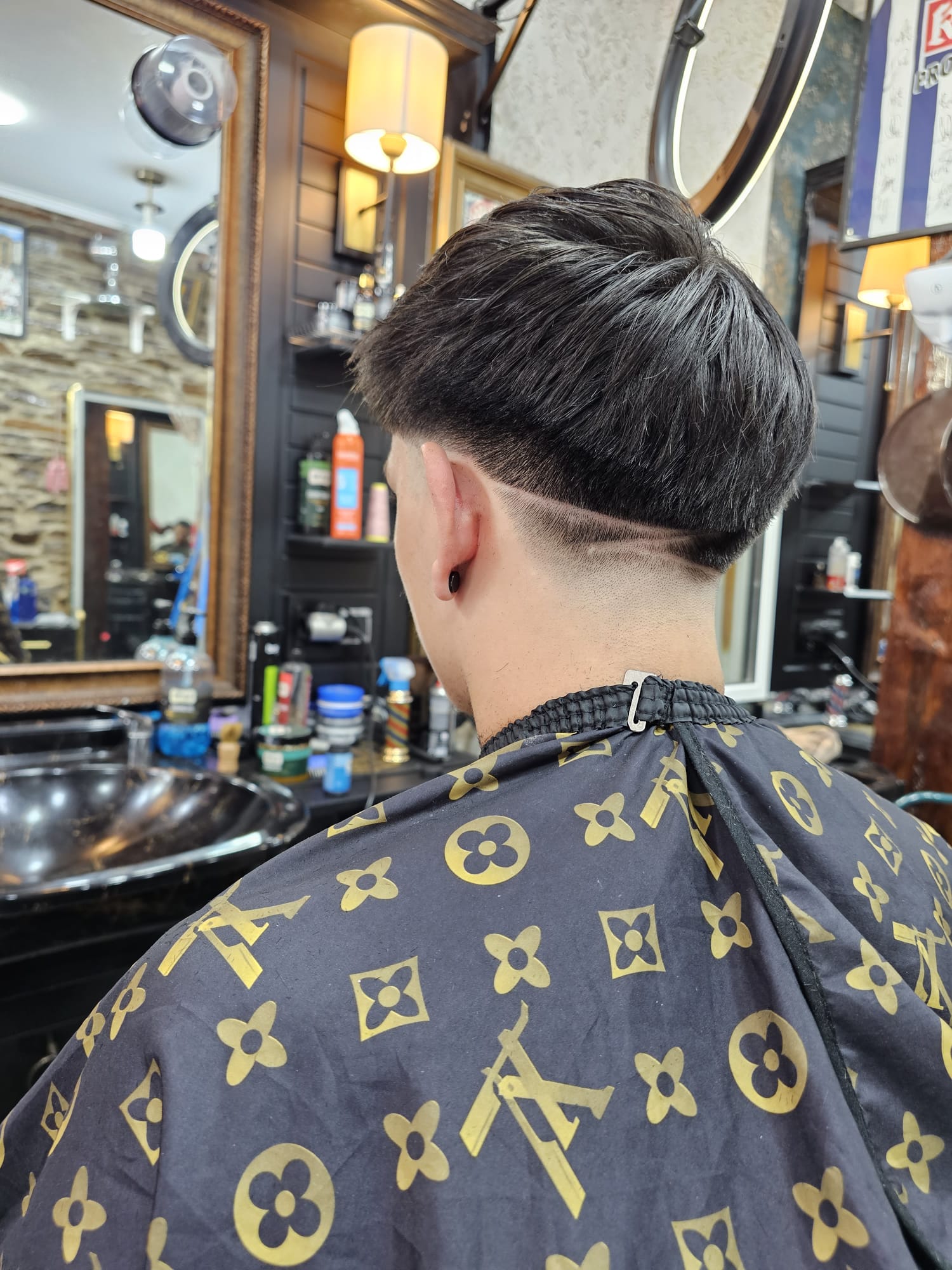 Corte degradado con diseño