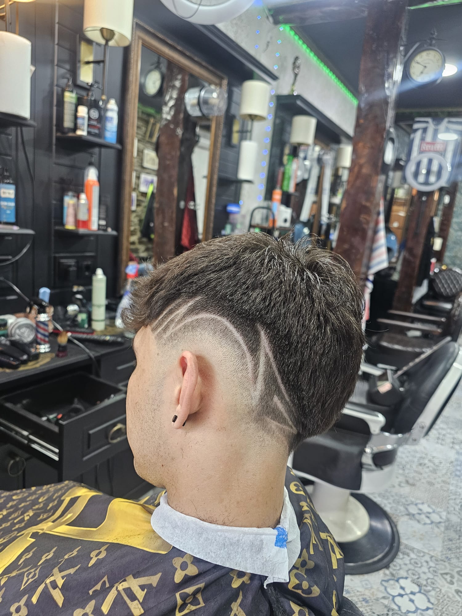 Corte con líneas
